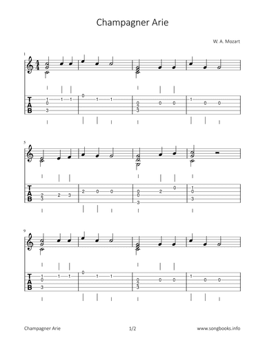 Champagner Arie (arr. Bettina Schipp)