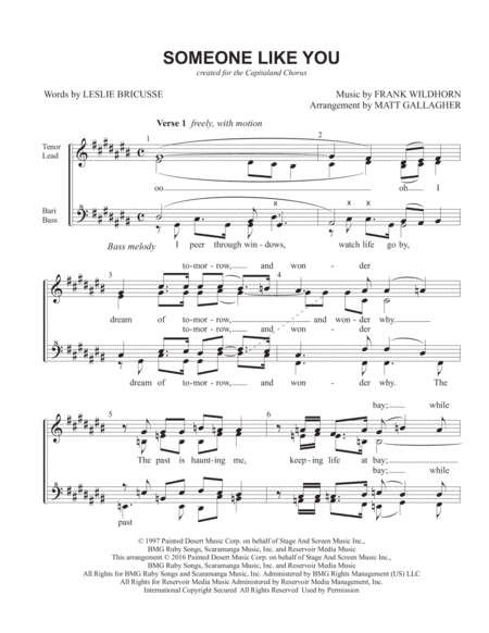 Someone Like You (arr. Matt Gallagher)