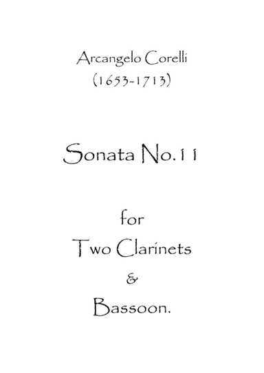 Sonata No.11 (arr. Spence Bundy)