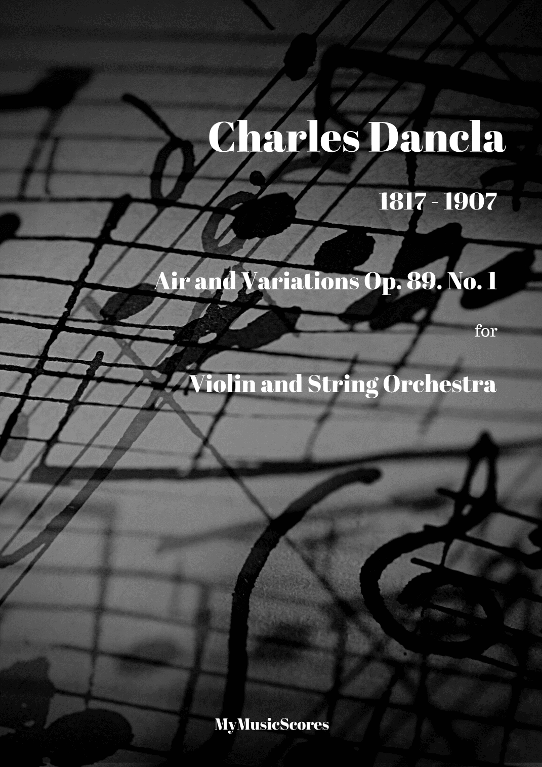 Dancla Air Varie No 1 for Solo Violin and String Orchestra (arr. Paul Wood)