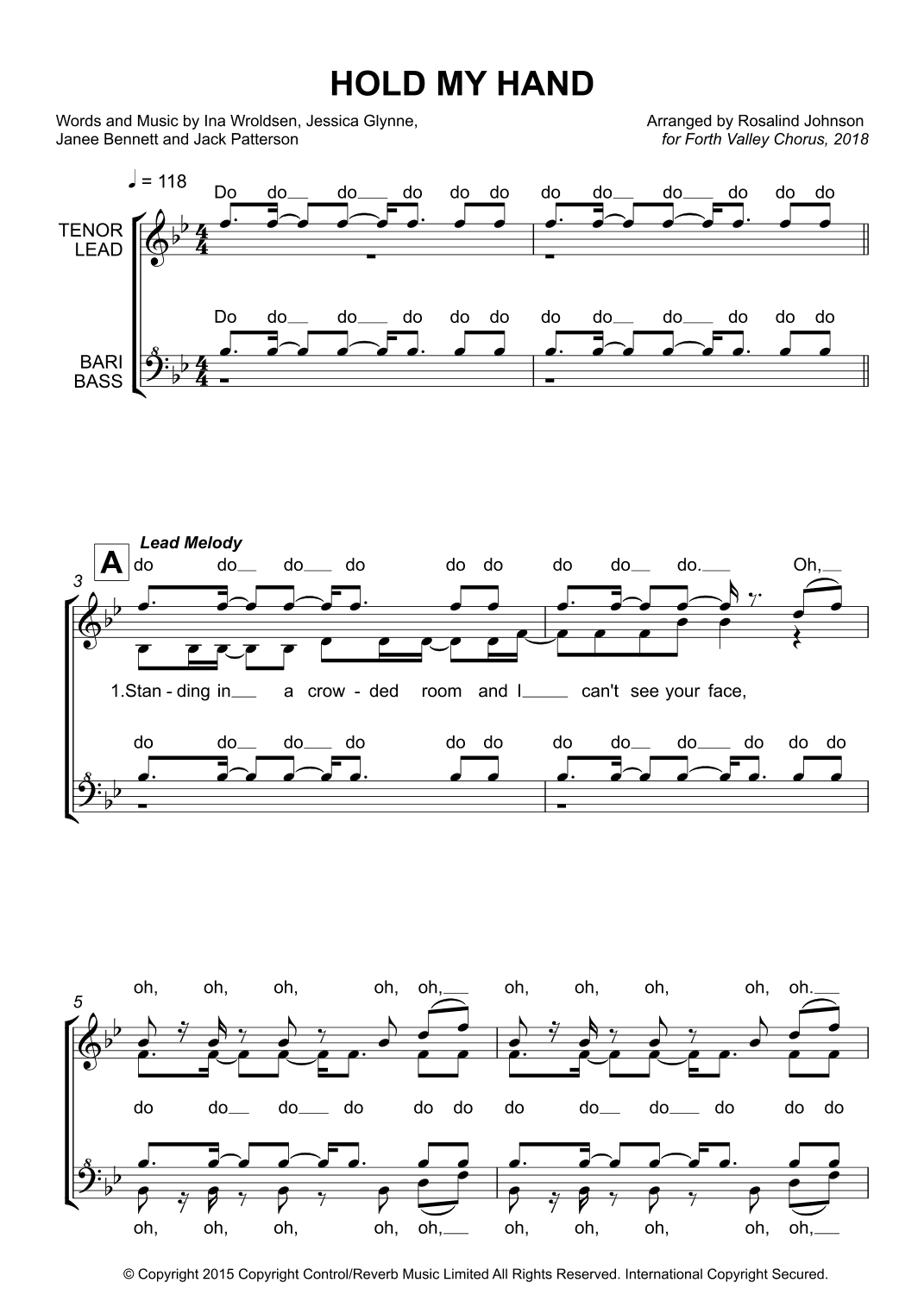 Hold My Hand (arr. Rosalind Johnson)