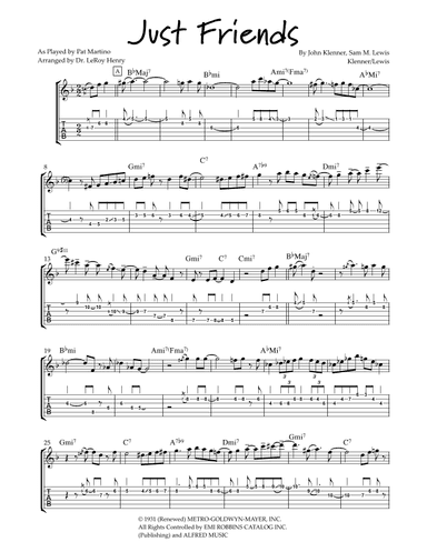 Just Friends (arr. Dr. LeRoy Henry)
