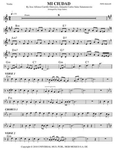 Mi Ciudad (arr. Jorge Juárez)