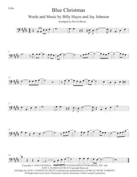 Blue Christmas (arr. Kevin Busse)