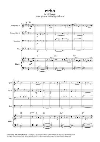 Perfect (arr. Rodrigo Faleiros)