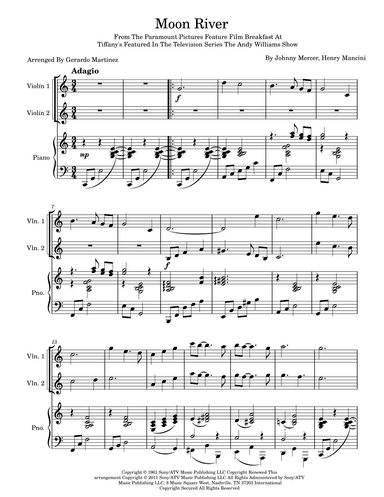 Moon River (arr. Gerardo Martínez)