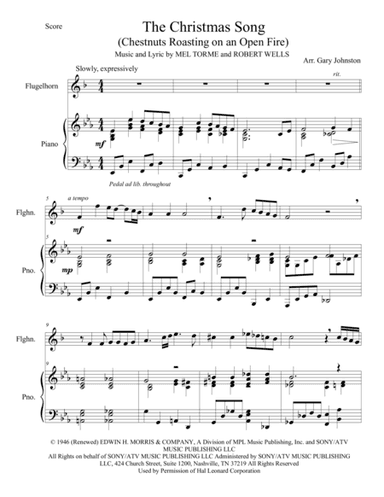 The Christmas Song (Chestnuts Roasting On An Open Fire) (arr. Gary Johnston ASCAP, SOCAN)