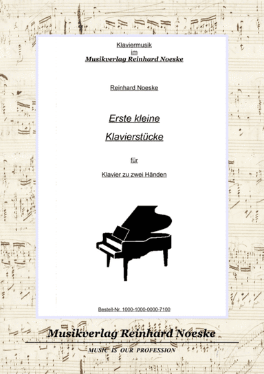 Erste kleine Klavierstücke/First Little Piano Pieces