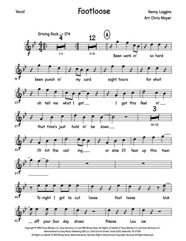 Footloose (arr. Chris Moyer)