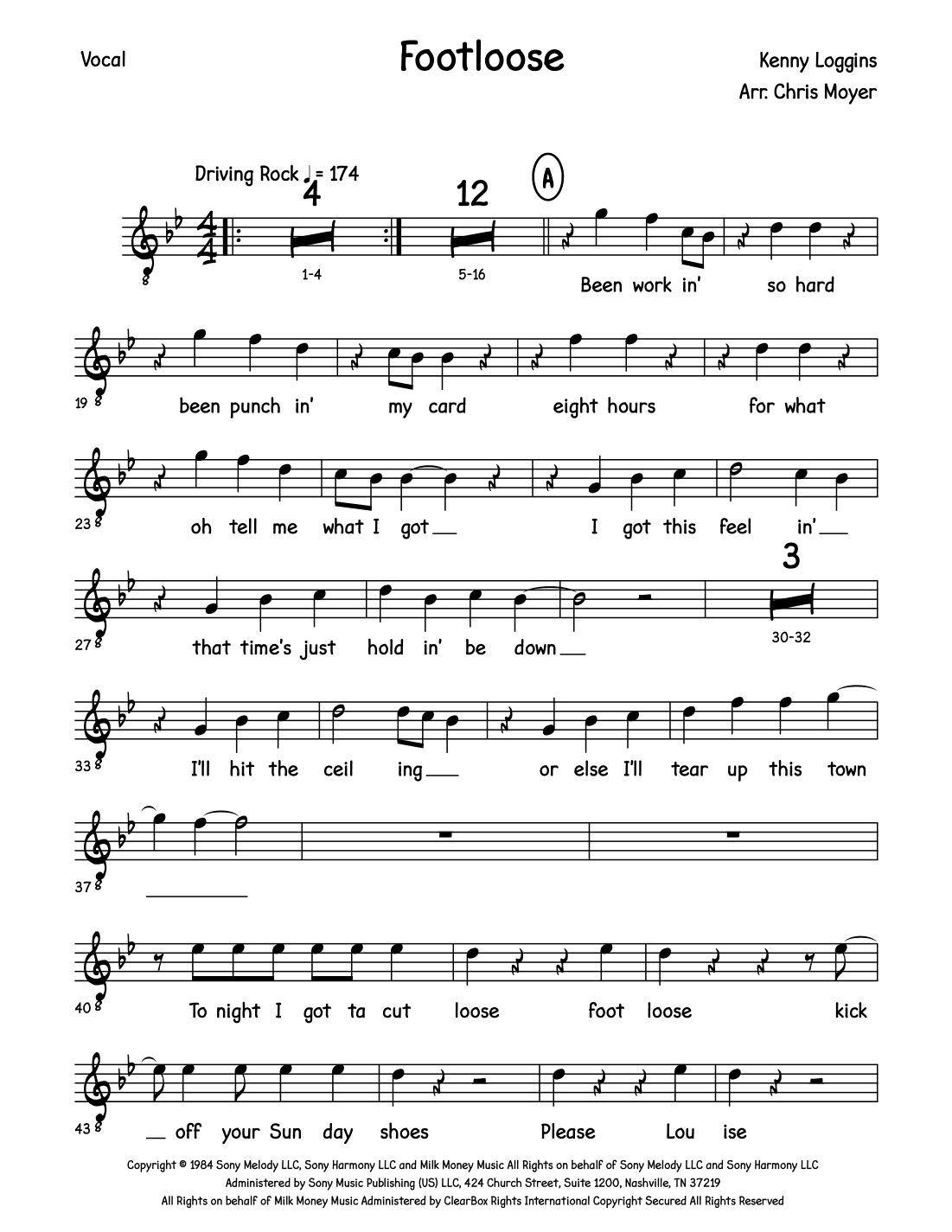 Footloose (arr. Chris Moyer)