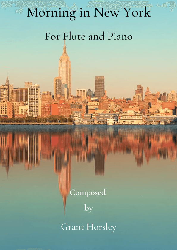 "Morning in New York" Flute and Piano- Early Intermediate