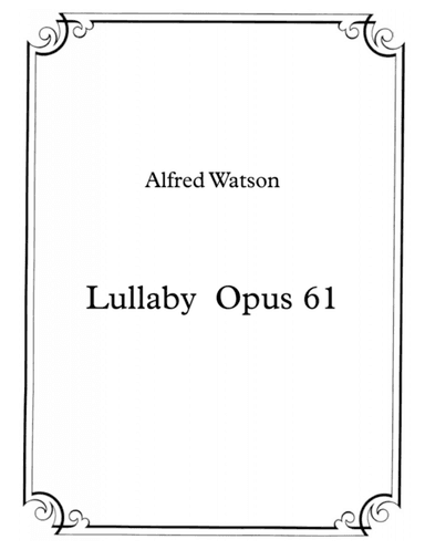 Lullaby Opus 61