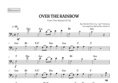 Over The Rainbow (arr. Benzaiten Editions)