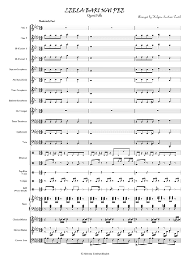 Leela Bari Nai Pee (arr. Holyone Tombari Dodoh)
