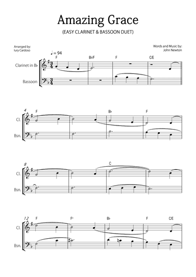 Amazing Grace (arr. Iury Cardoso)