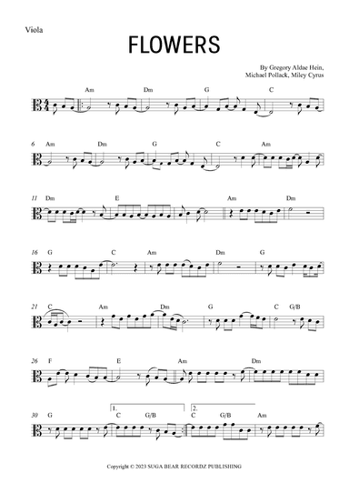 Flowers (arr. Gabriel Oliveira)