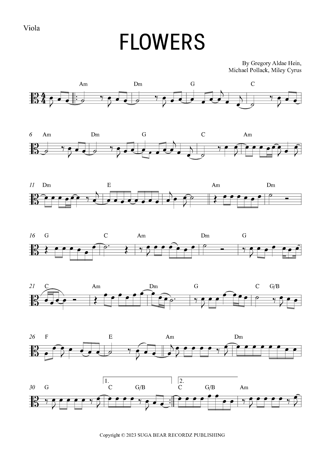 Flowers (arr. Gabriel Oliveira)