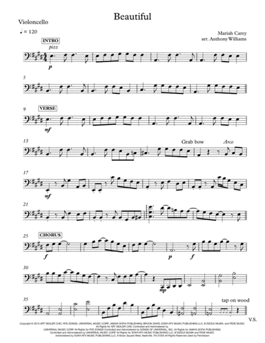 #beautiful (arr. Anthony Williams)