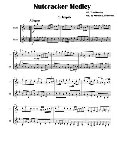 Nutcracker Medley (arr. Kenneth D. Friedrich)