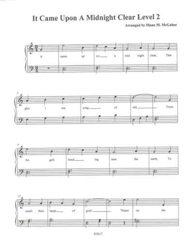 It Came Upon A Midnight Clear (arr. Diane M. McGahee)