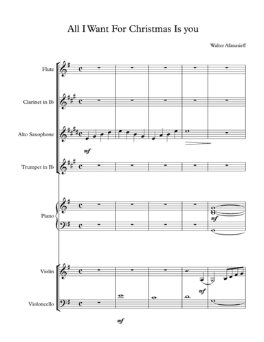 All I Want For Christmas Is You (arr. Jay Heo)