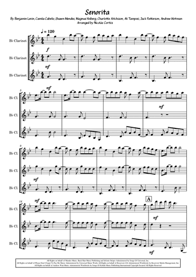 Senorita (arr. Nicolás Cortés Castillo)