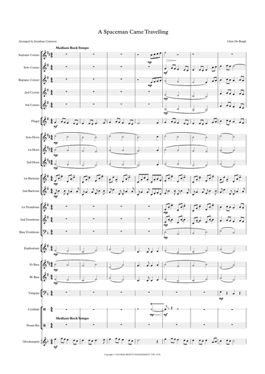 A Spaceman Came Travelling (arr. Jonathan Cranston)