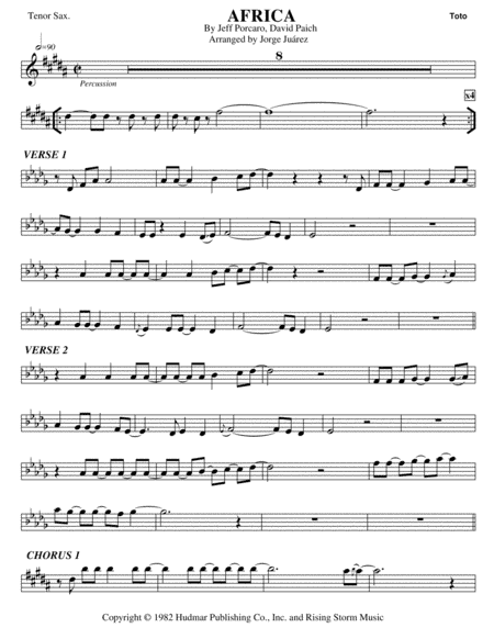 Africa (arr. Jorge Juárez)