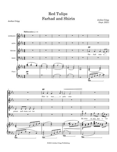 Red Tulips - Farhad and Shirin