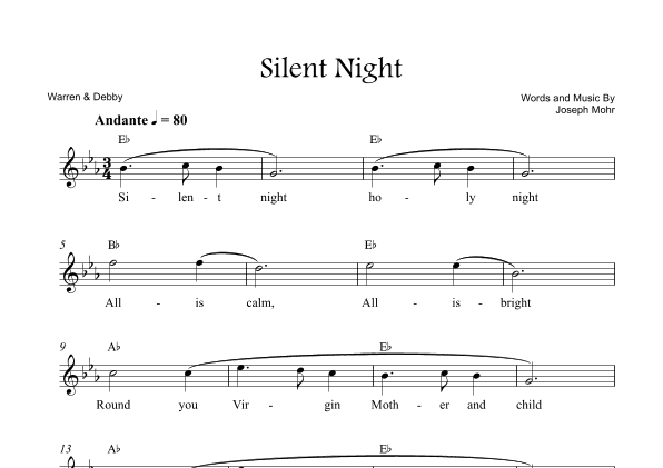 Silent Night (arr. Warren & Debby)