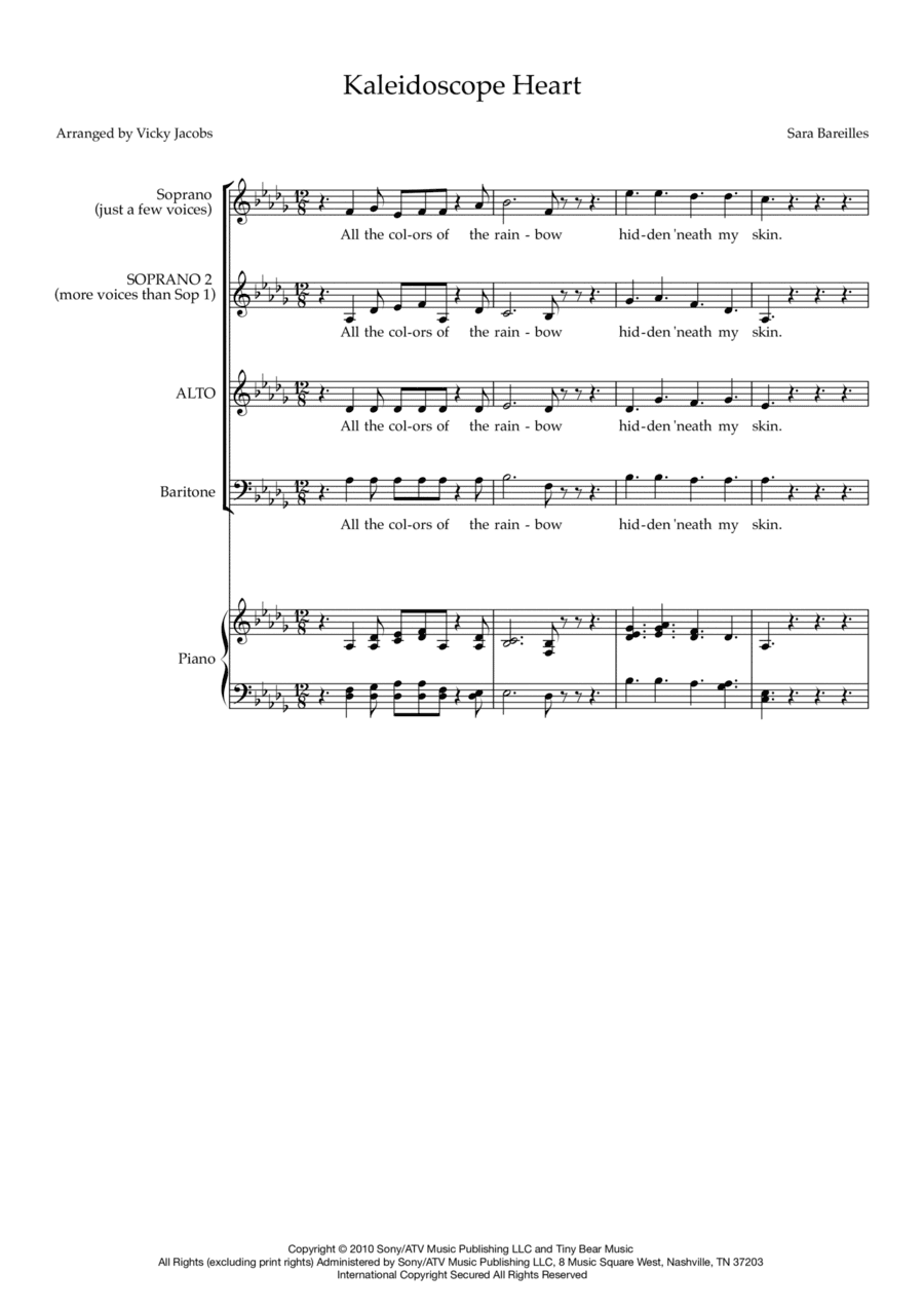 Kaleidoscope Heart (arr. Vicky Jacobs)
