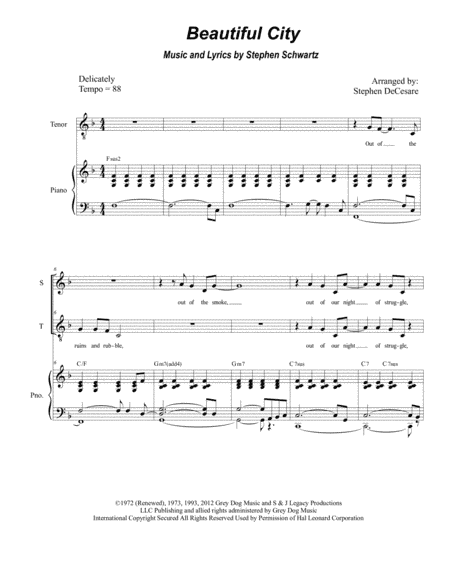 Beautiful City (arr. Stephen DeCesare)