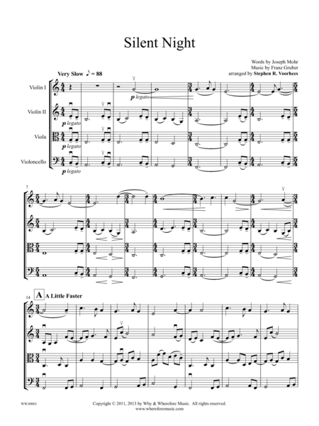Silent Night (arr. Stephen R. Voorhees)