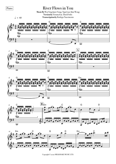 River Flows To You Ep16 (arr. Yiruma)