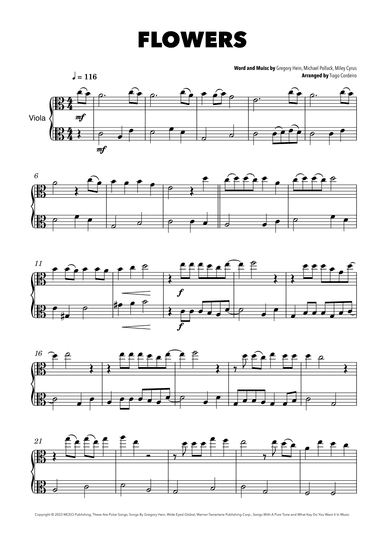 Flowers (arr. Tiago Cordeiro)