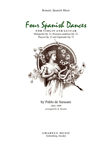 4 Spanish Dances by Sarasate for violin and guitar (arr. K. Krantz)