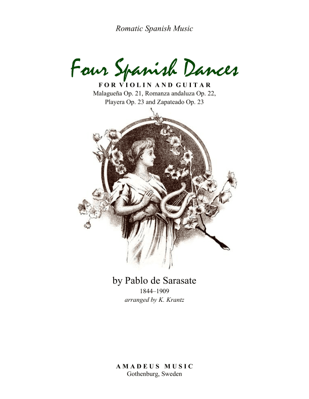 4 Spanish Dances by Sarasate for violin and guitar (arr. K. Krantz)