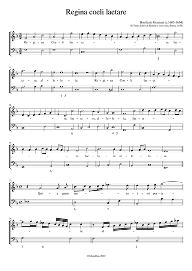 Regina coeli laetare (arr. Early Music Scores)