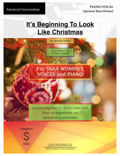 It's Beginning To Look Like Christmas (arr. W. Brent Sawyer)