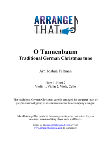 O Tannenbaum (arr. Joshua Feltman)
