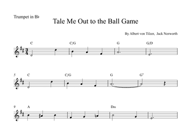 Take Me Out To The Ball Game (arr. Alex Nunes Rodrigues)