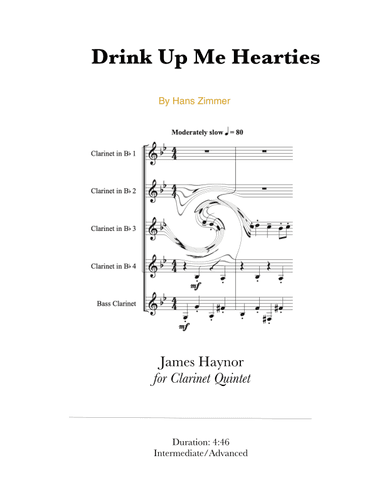 Drink Up Me Hearties (arr. James Haynor)