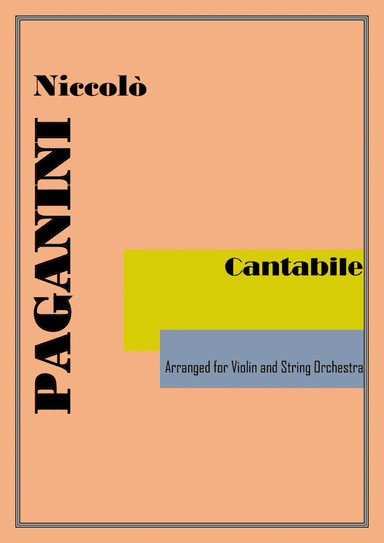 Cantabile (arr. for Violin and Strings) (arr. VioArrange)