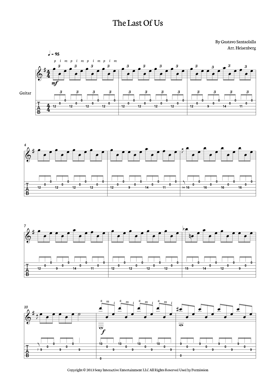 The Last Of Us (arr. Heisenberg)