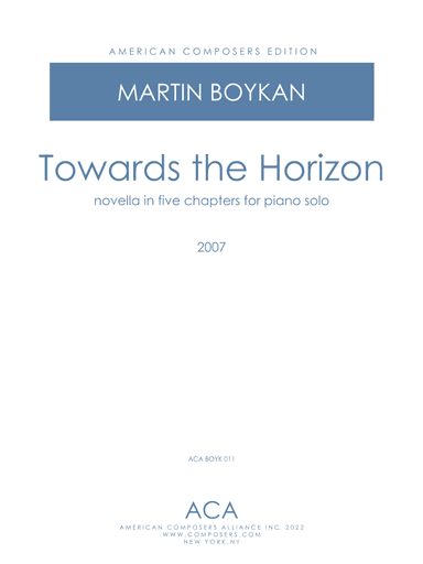 [Boykan] Towards the Horizon