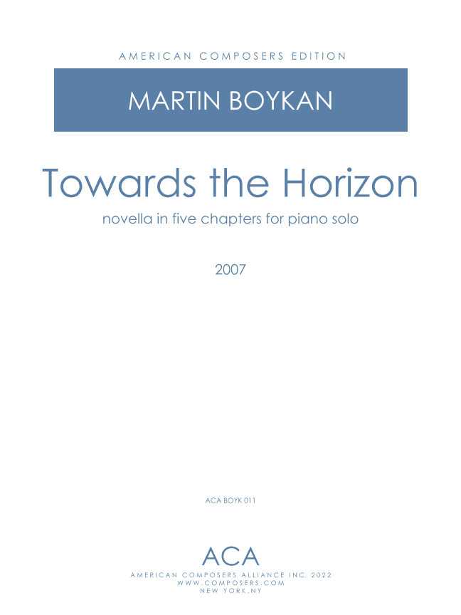 [Boykan] Towards the Horizon
