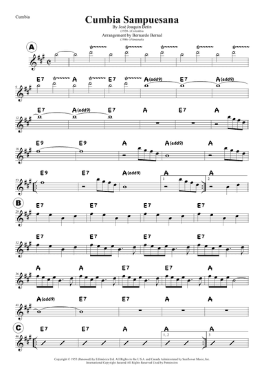 Cumbia Sampuesana (arr. Bernardo Bernal Hidalgo)