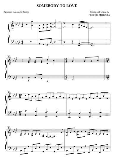 Somebody To Love (arr. Antonieta Ramos Valverde)