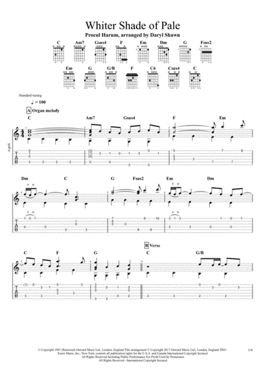 A Whiter Shade Of Pale (arr. Daryl Shawn)