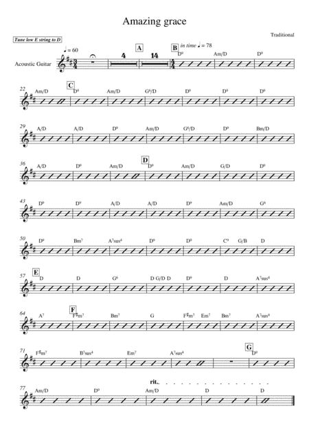 Amazing grace (guitar & flute) (arr. David Kocijan & Davor Simunic)